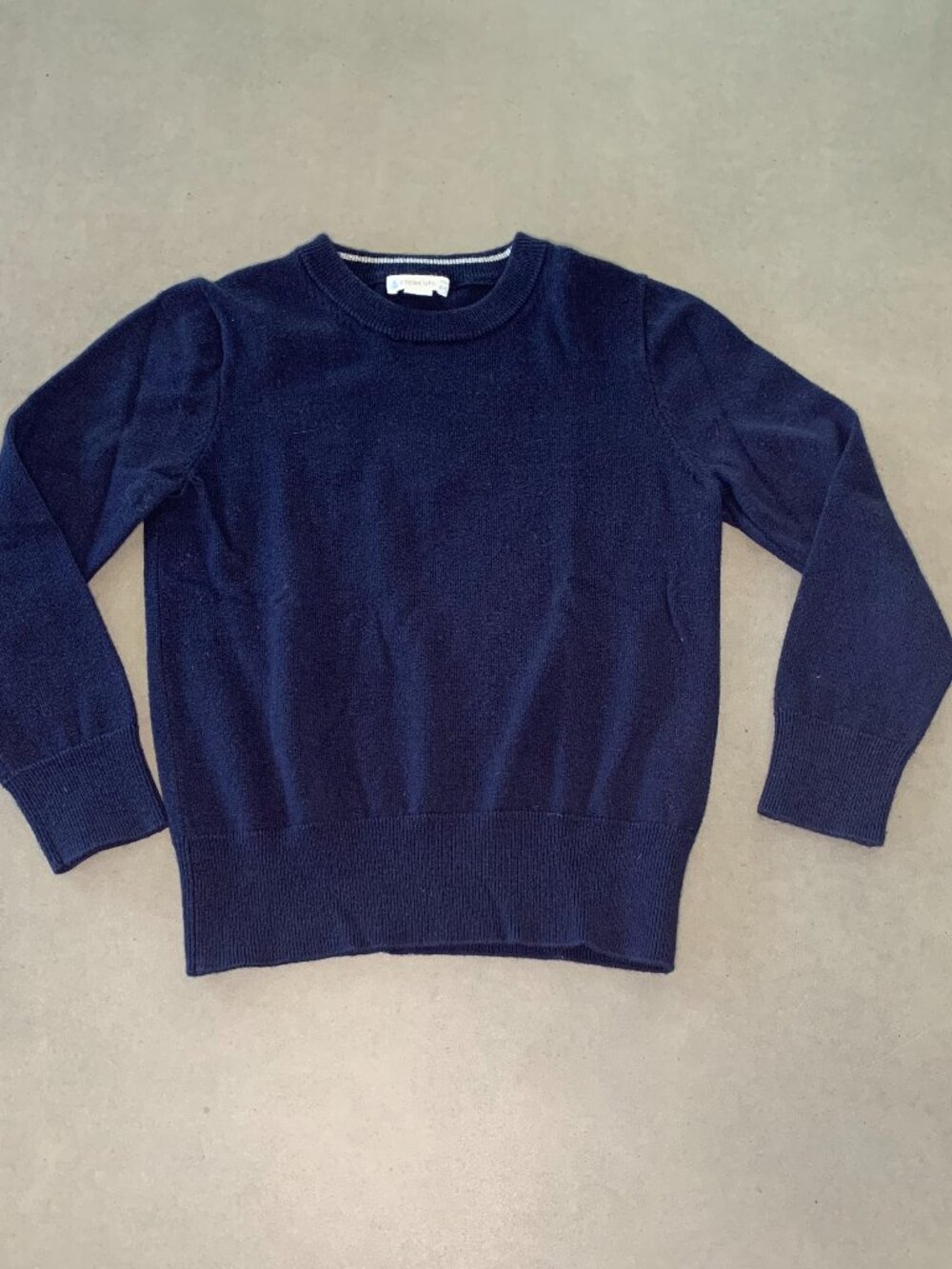 Crewcuts Boys Navy Crewneck Sweater Size 4-5